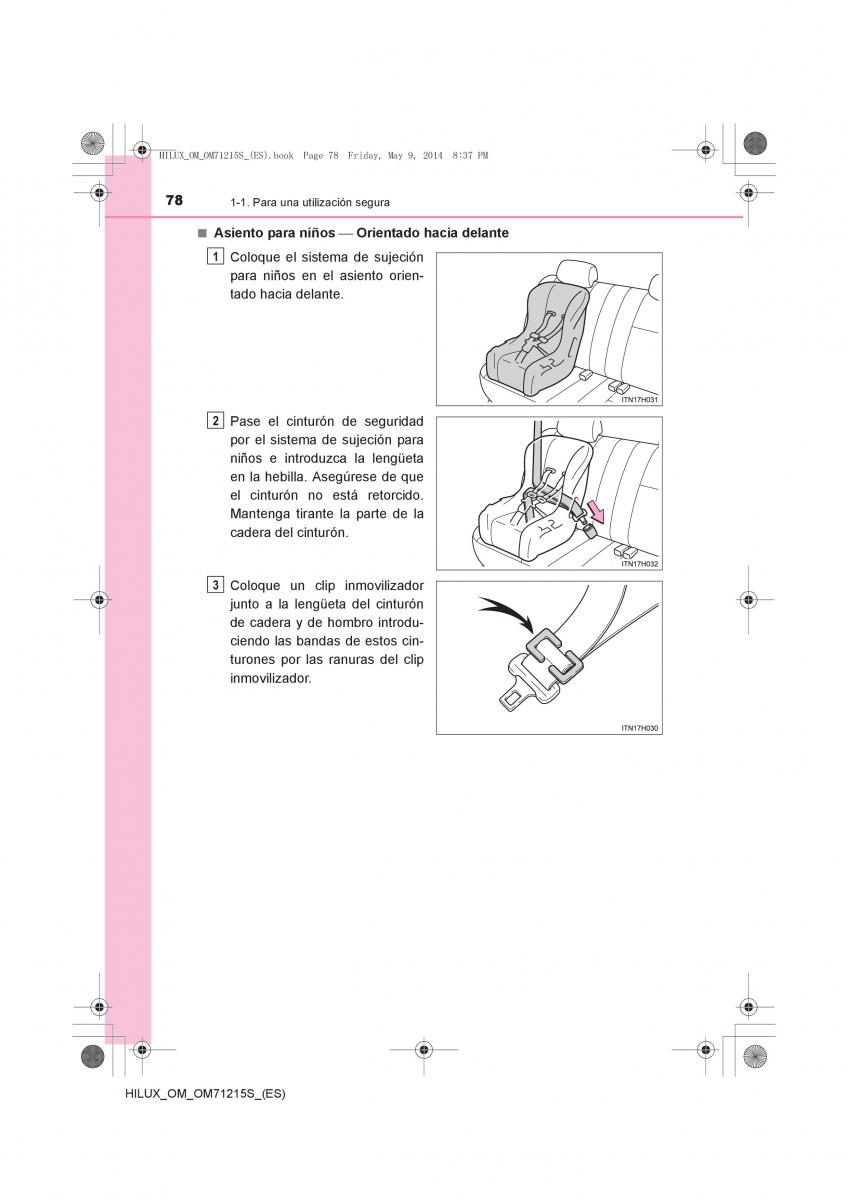 Toyota Hilux VII 7 manual del propietario / page 78