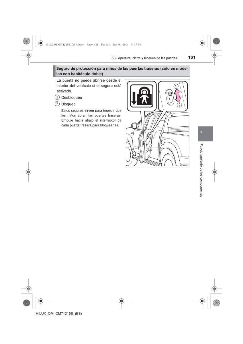 Toyota Hilux VII 7 manual del propietario / page 131