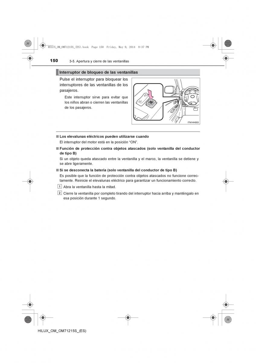 Toyota Hilux VII 7 manual del propietario / page 150