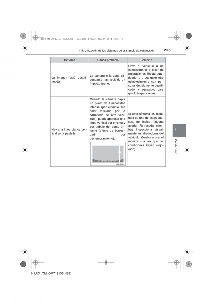 Toyota Hilux VII 7 manual del propietario / page 223