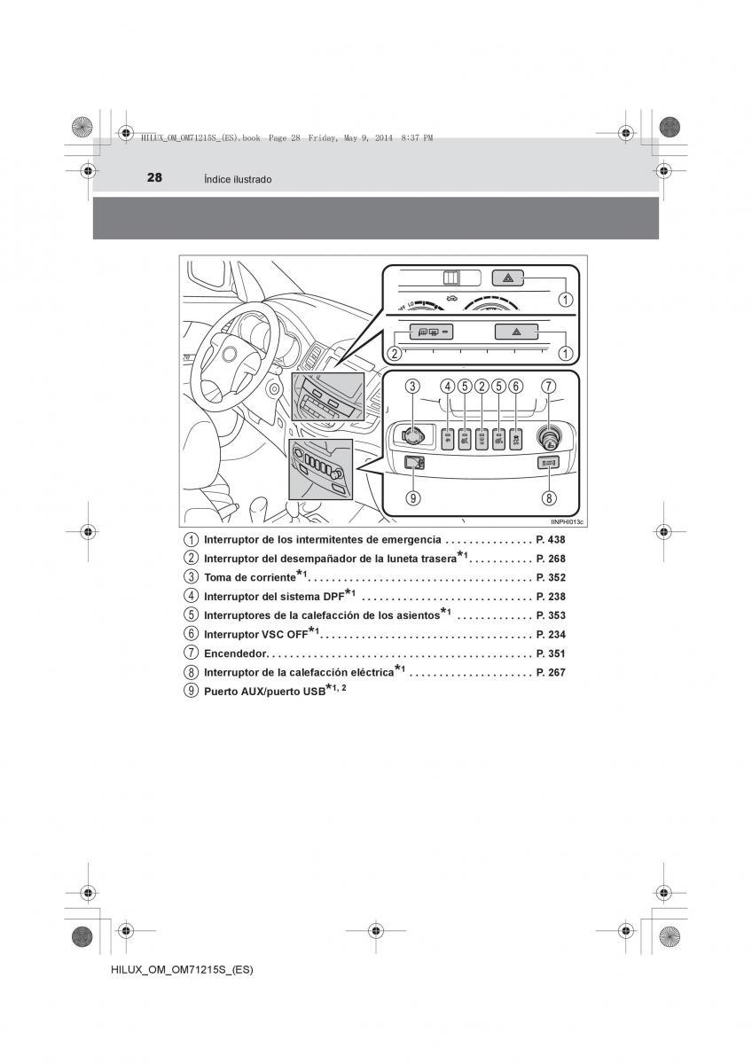 Toyota Hilux VII 7 manual del propietario / page 28