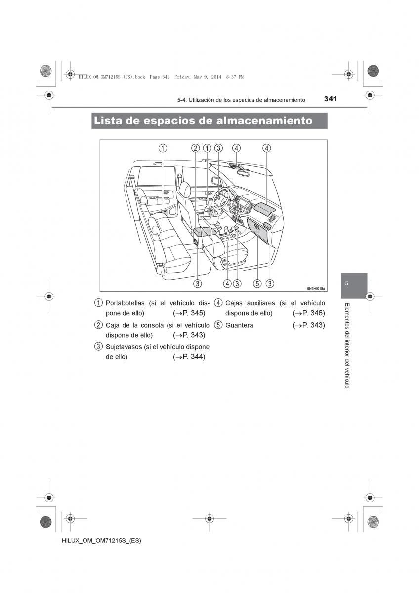 Toyota Hilux VII 7 manual del propietario / page 341