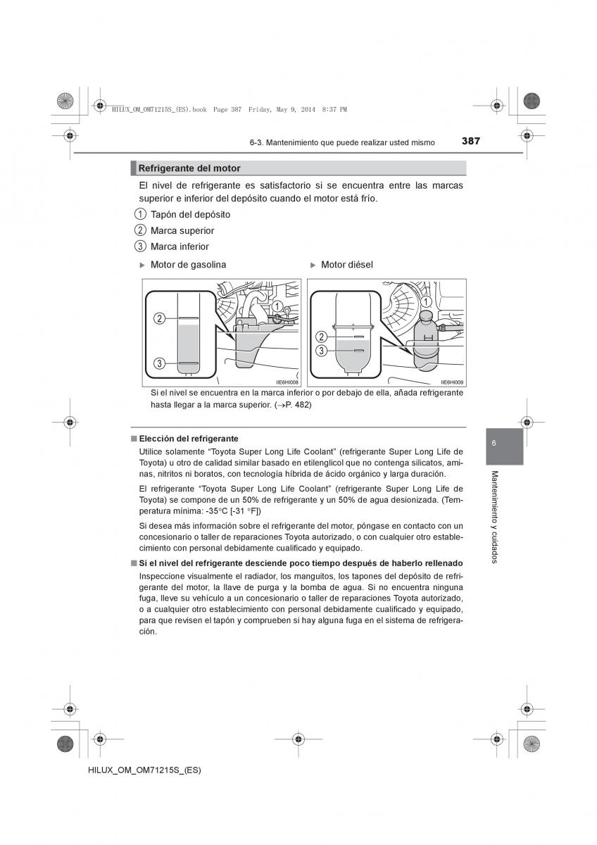 Toyota Hilux VII 7 manual del propietario / page 387