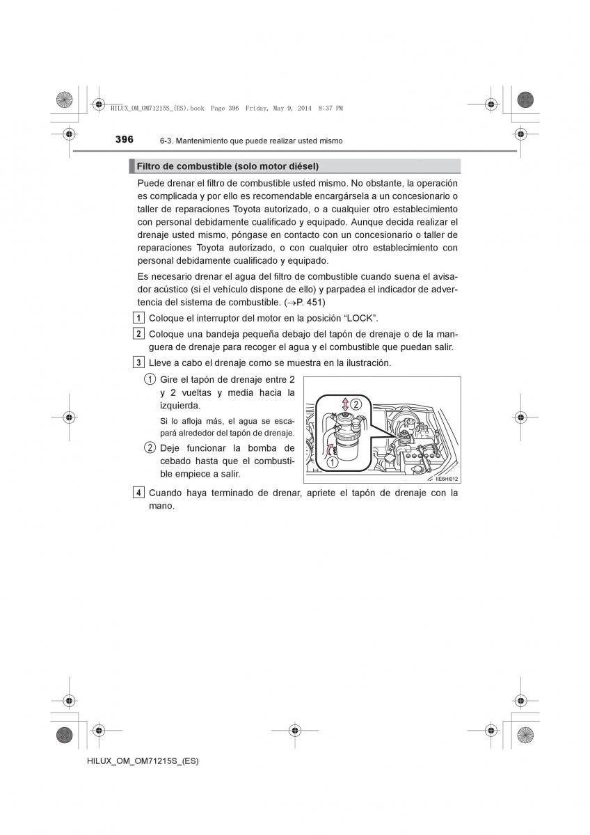 Toyota Hilux VII 7 manual del propietario / page 396