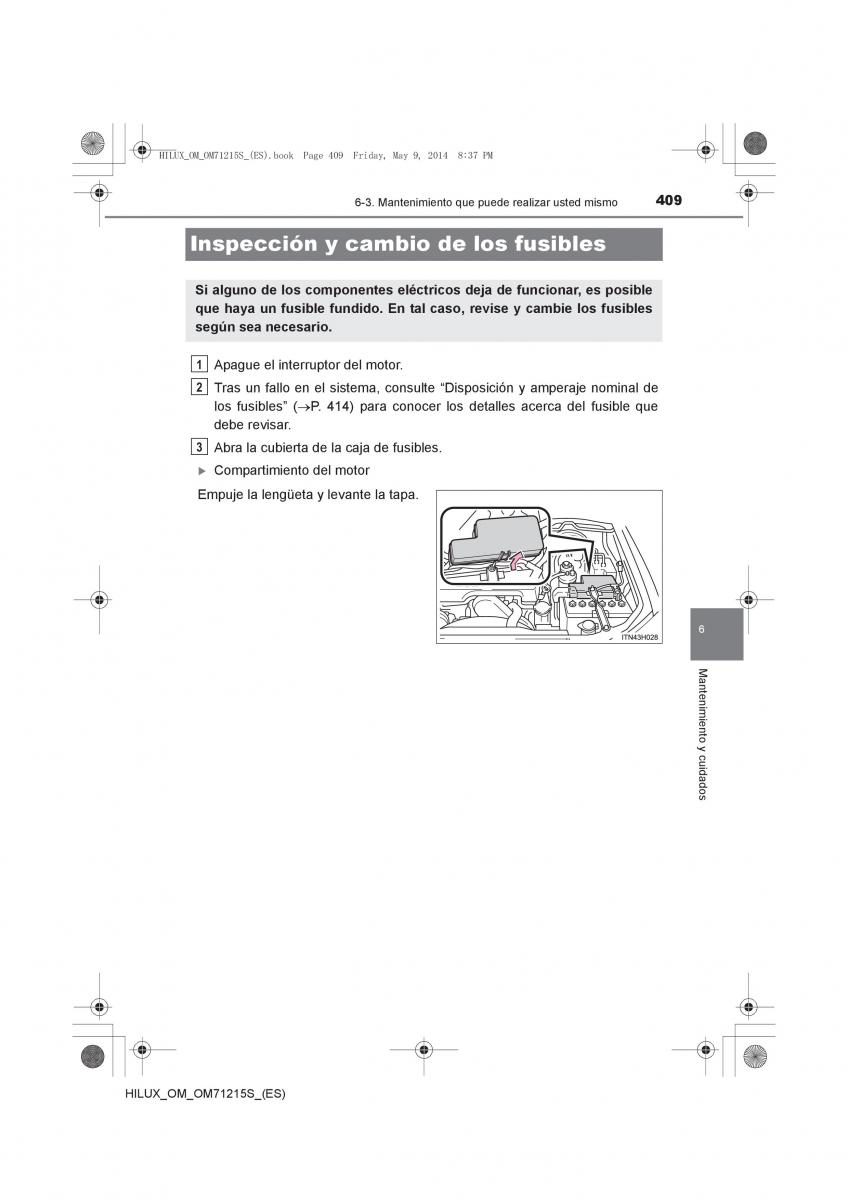 Toyota Hilux VII 7 manual del propietario / page 409