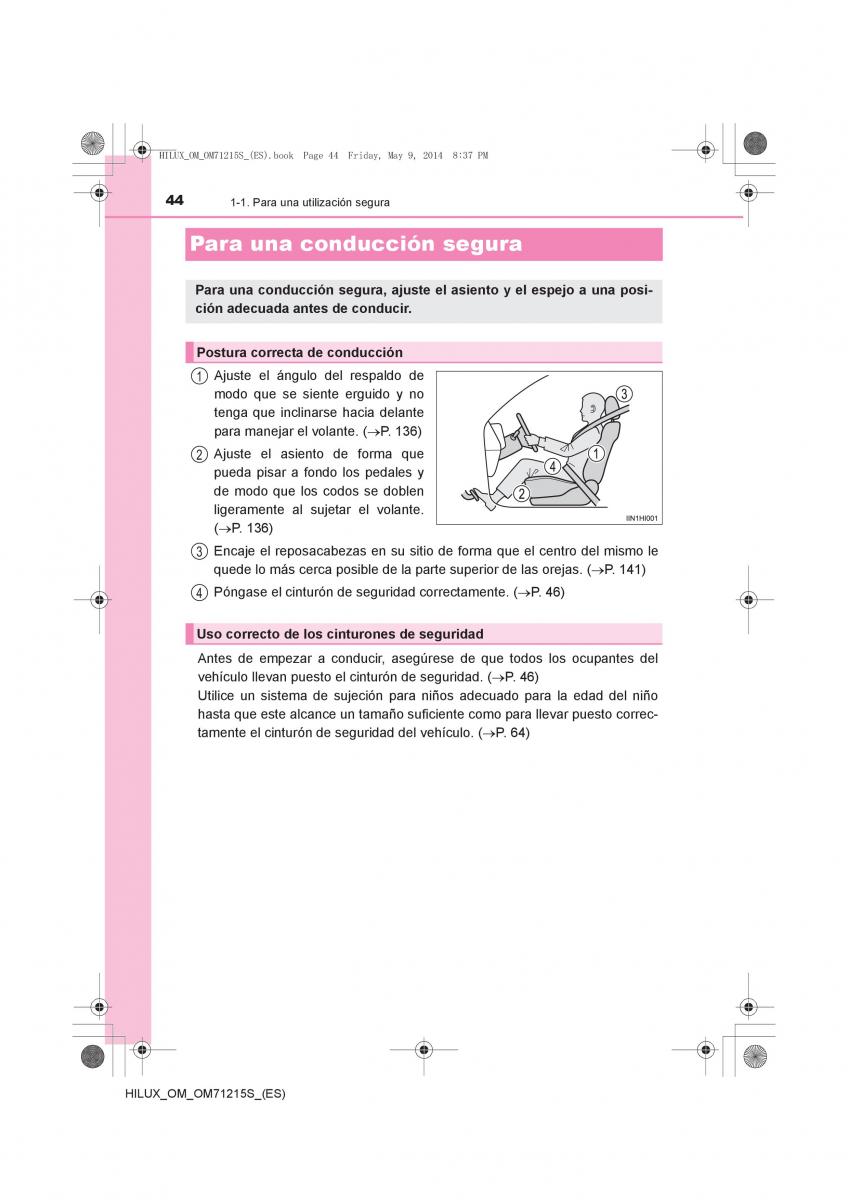 Toyota Hilux VII 7 manual del propietario / page 44