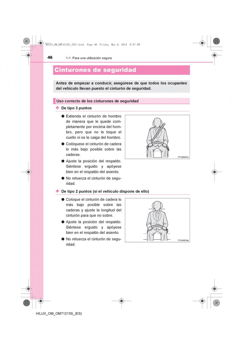 Toyota Hilux VII 7 manual del propietario / page 46