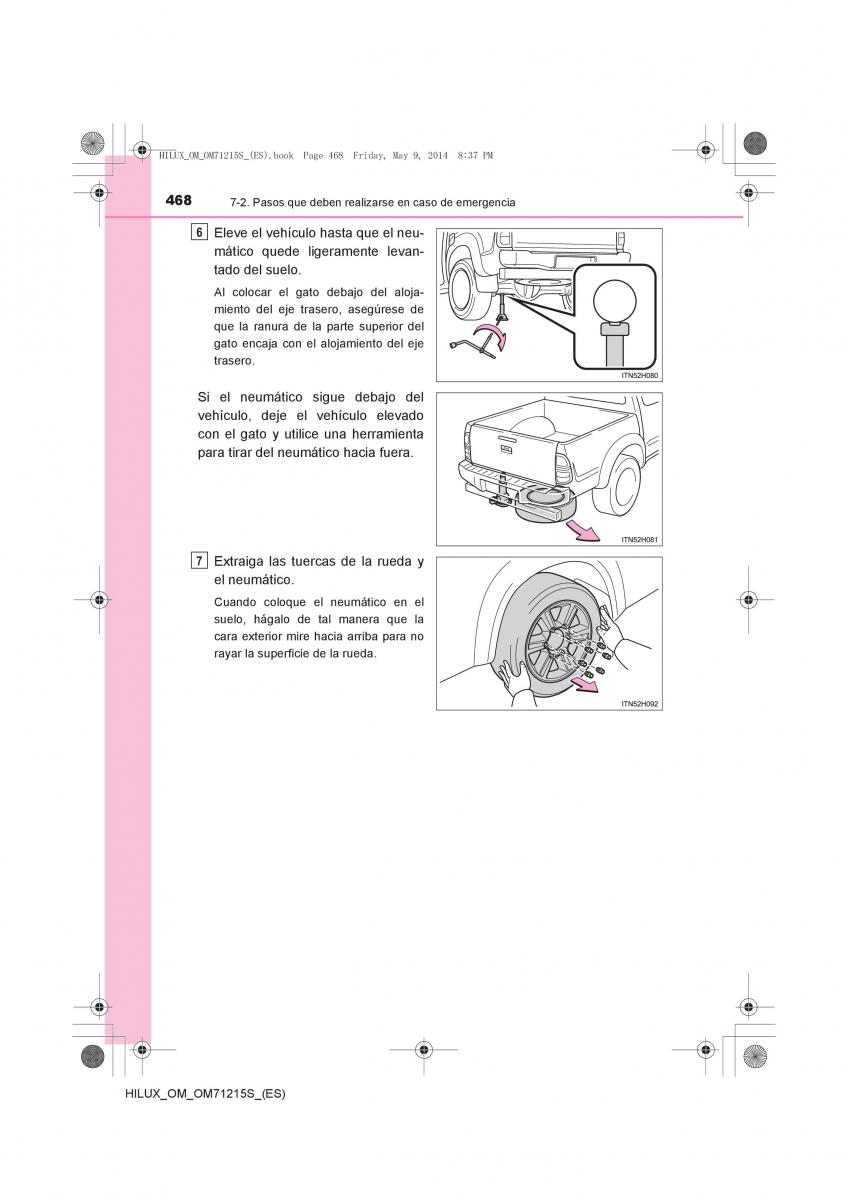 Toyota Hilux VII 7 manual del propietario / page 468