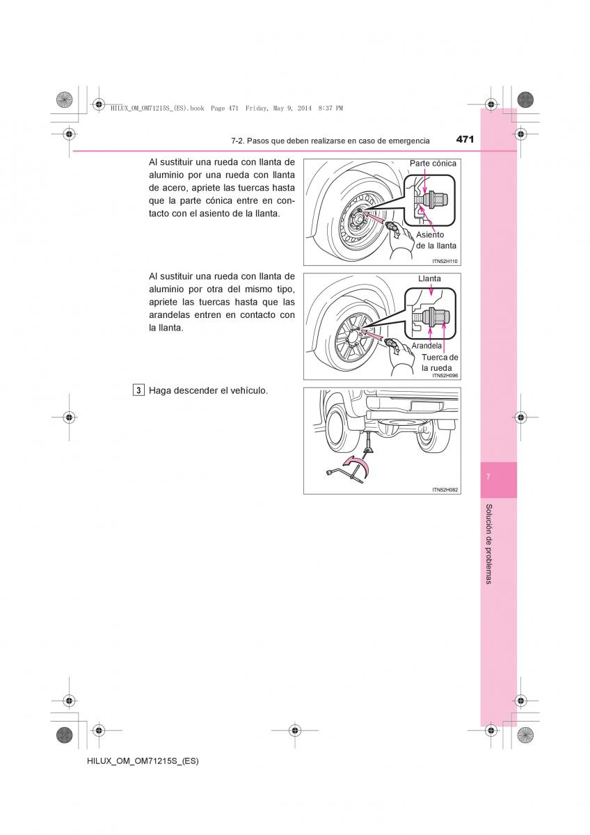 Toyota Hilux VII 7 manual del propietario / page 471