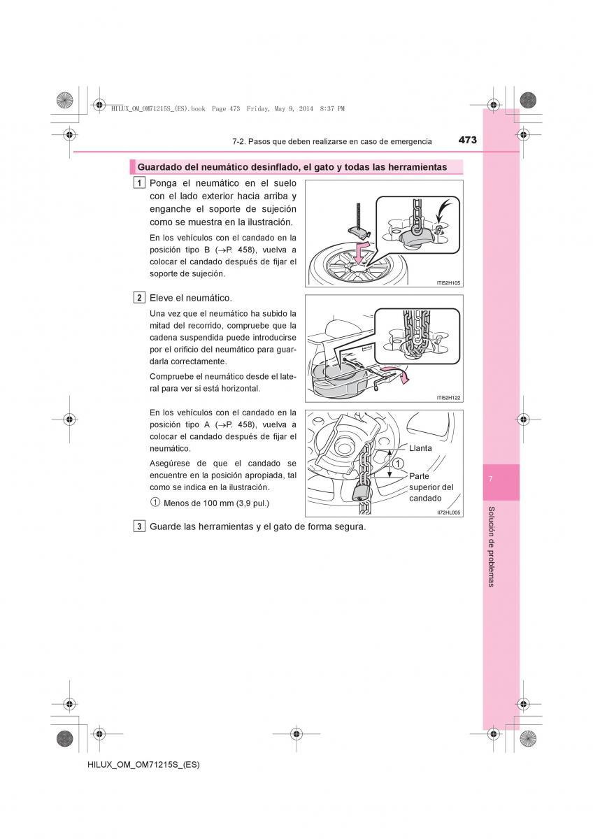 Toyota Hilux VII 7 manual del propietario / page 473