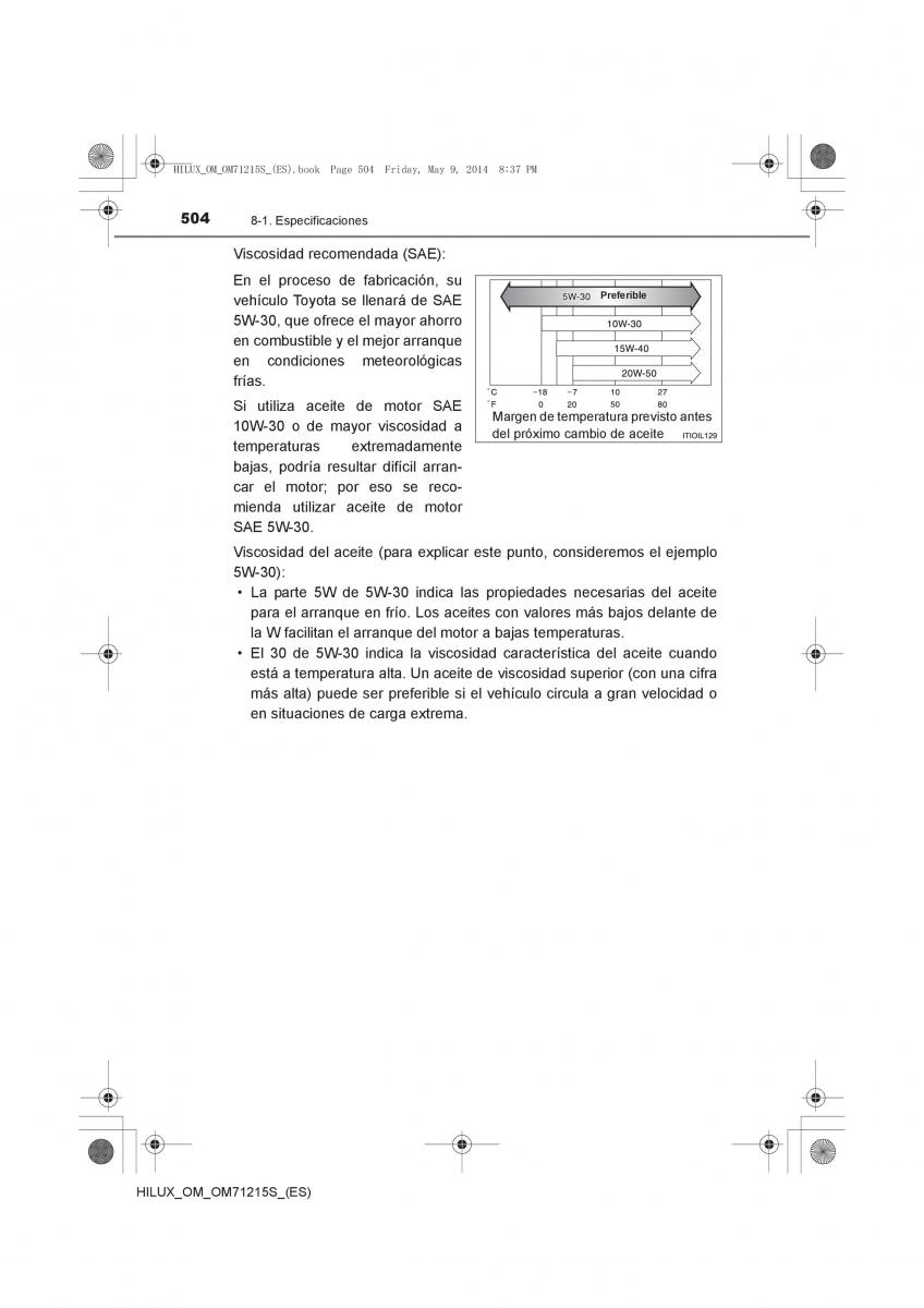 Toyota Hilux VII 7 manual del propietario / page 504