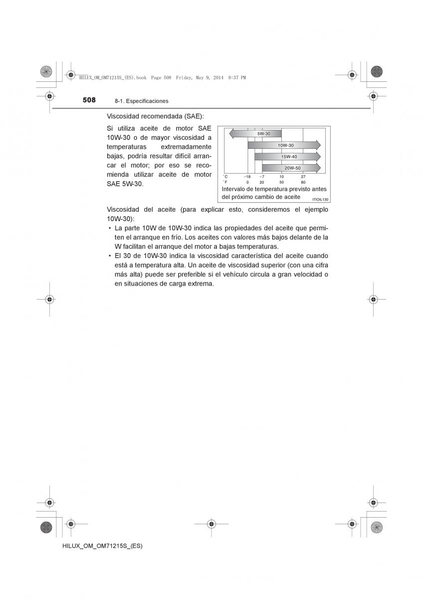 Toyota Hilux VII 7 manual del propietario / page 508