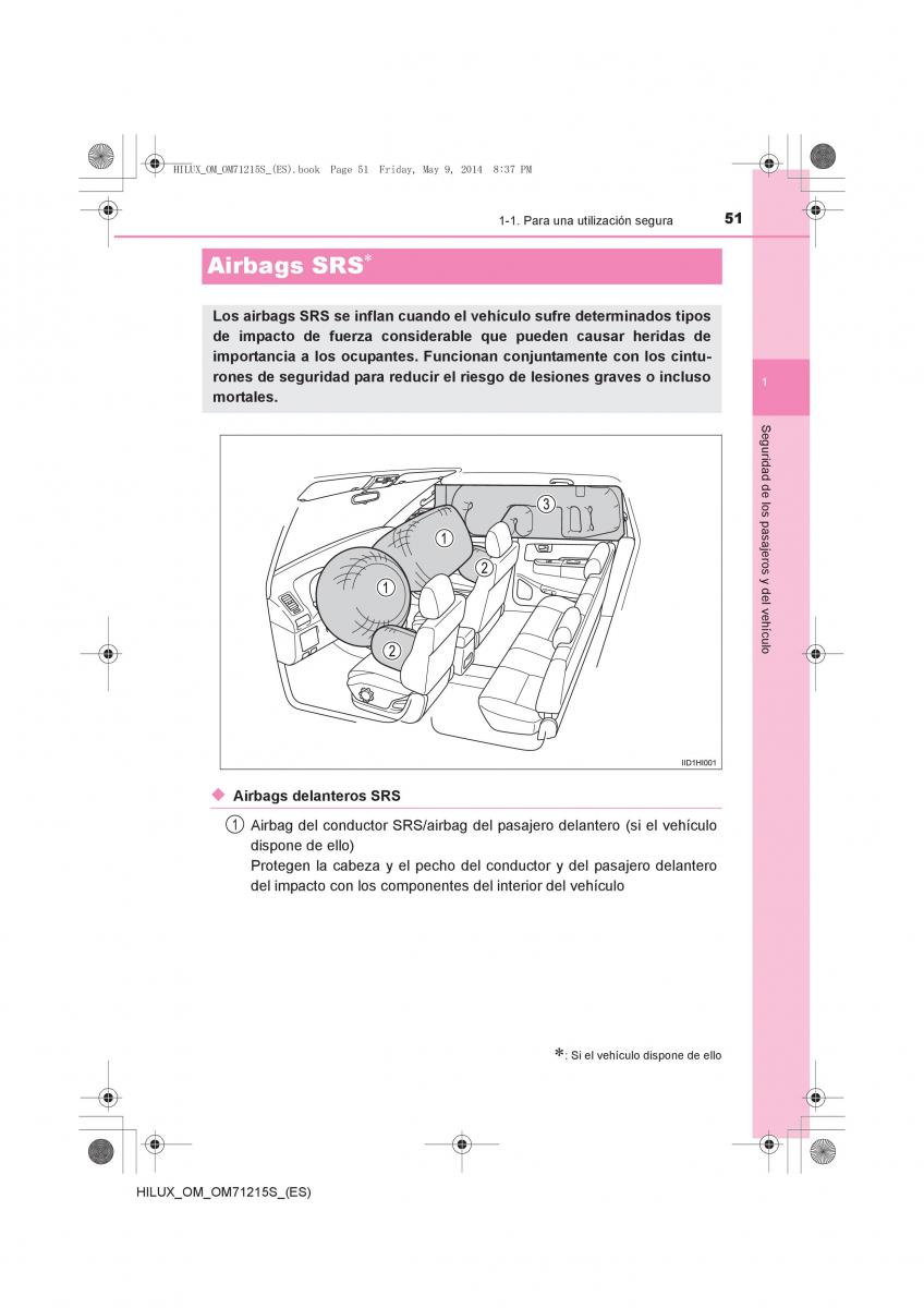 Toyota Hilux VII 7 manual del propietario / page 51