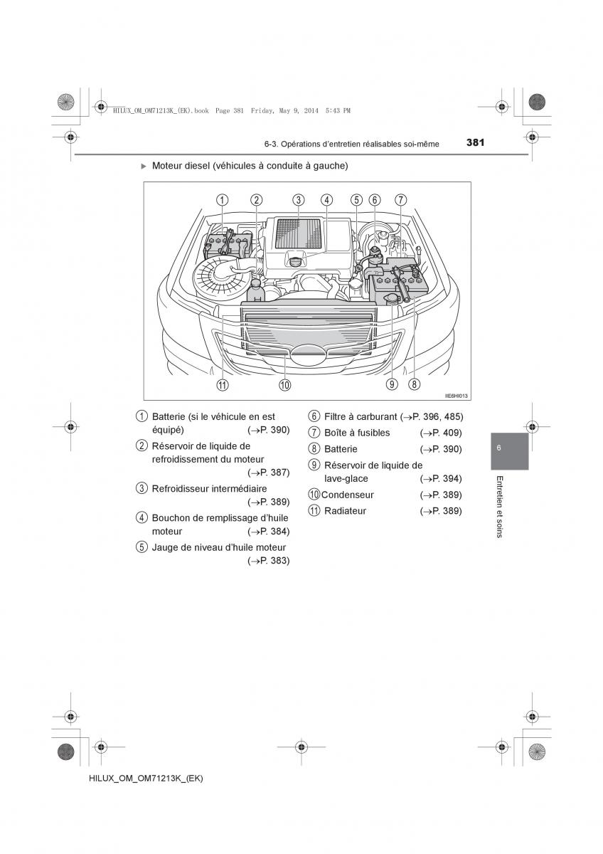 Toyota Hilux VII 7 manuel du proprietaire / page 381