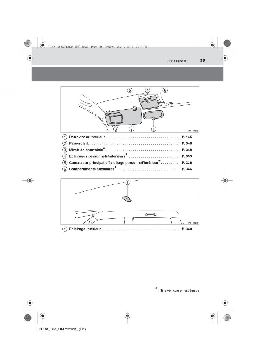 Toyota Hilux VII 7 manuel du proprietaire / page 39