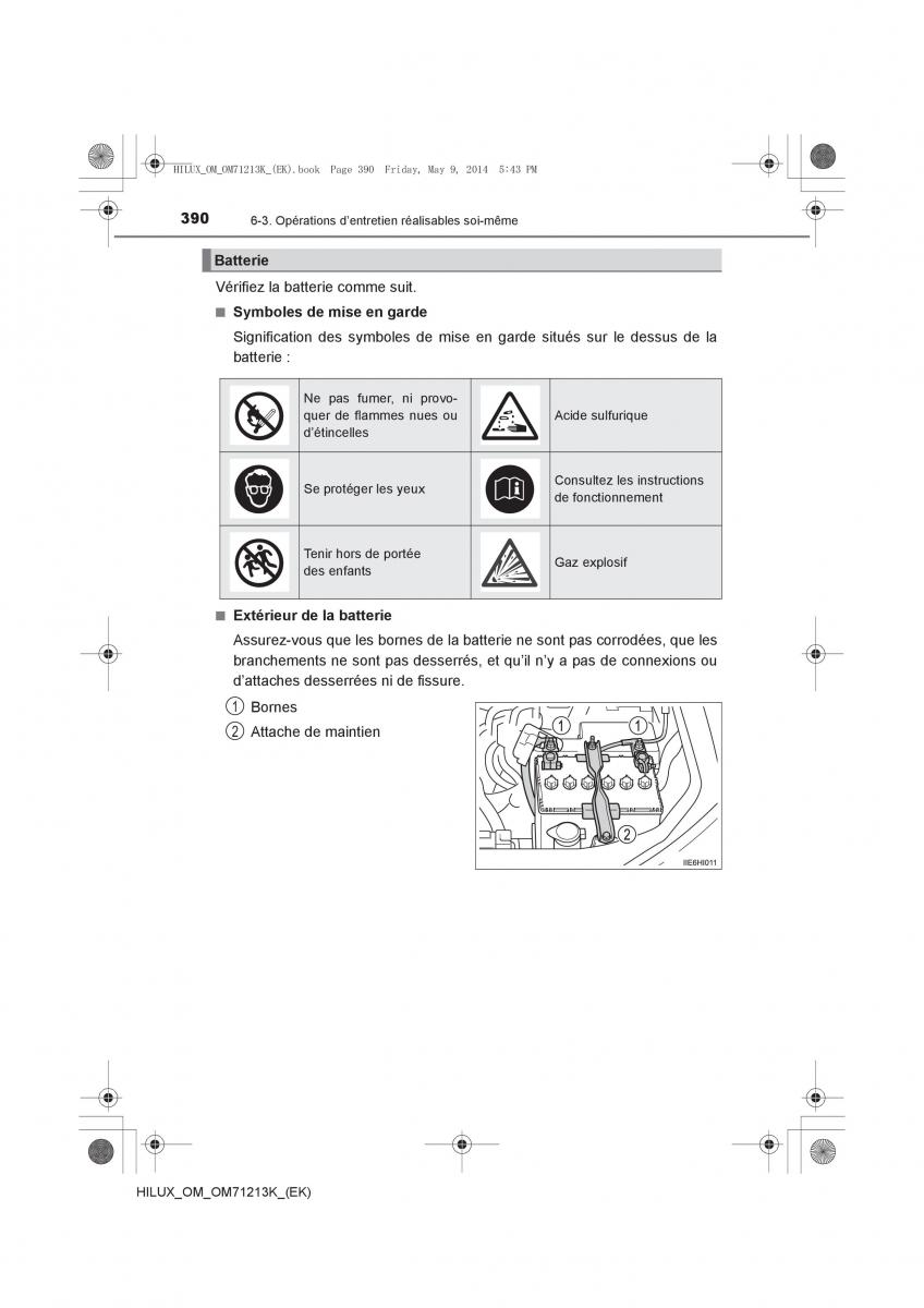 Toyota Hilux VII 7 manuel du proprietaire / page 390