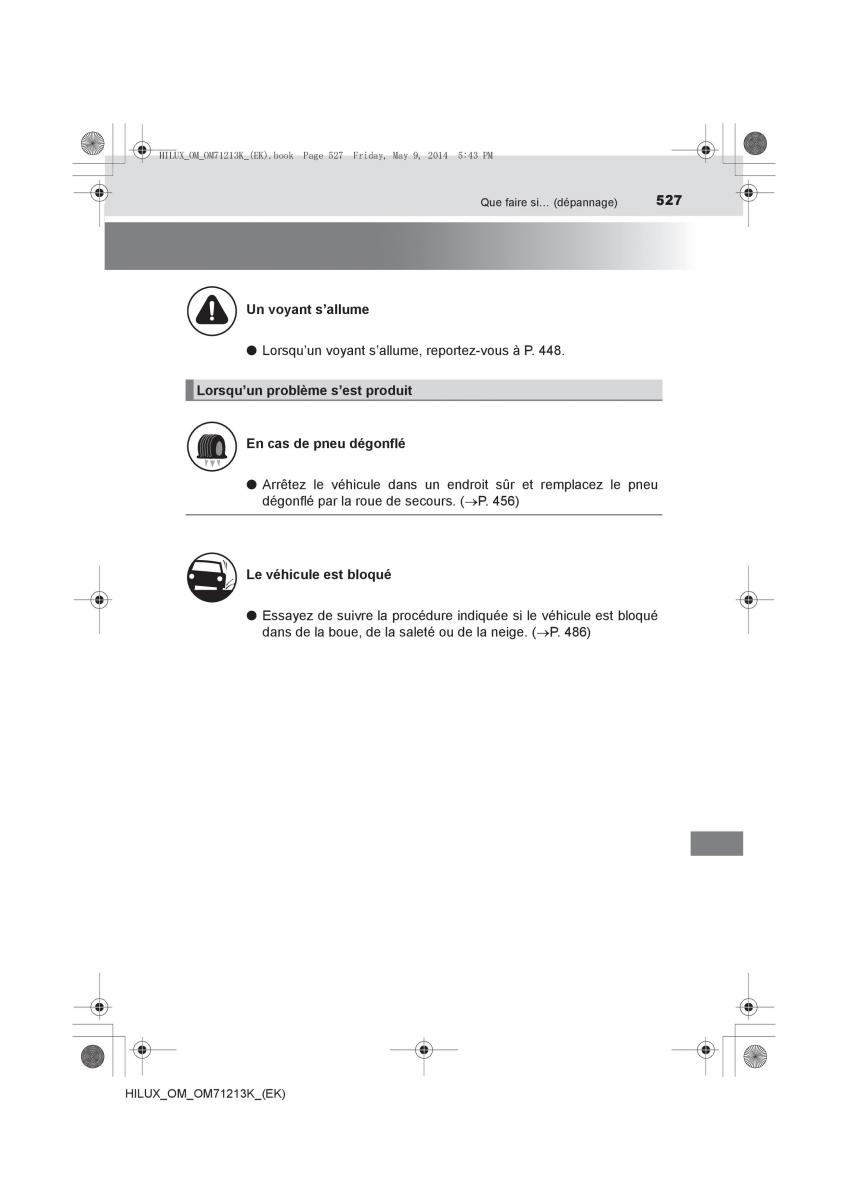 Toyota Hilux VII 7 manuel du proprietaire / page 527