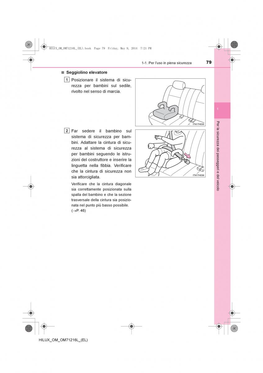 Toyota Hilux VII 7 manuale del proprietario / page 79