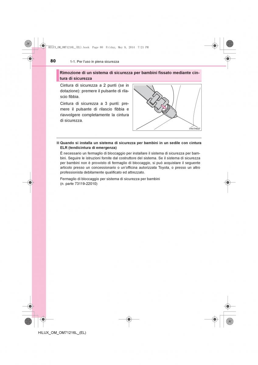 Toyota Hilux VII 7 manuale del proprietario / page 80