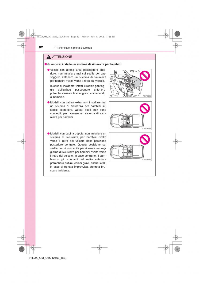 Toyota Hilux VII 7 manuale del proprietario / page 82