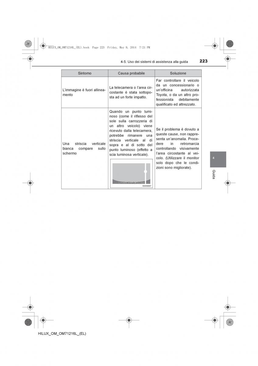 Toyota Hilux VII 7 manuale del proprietario / page 223