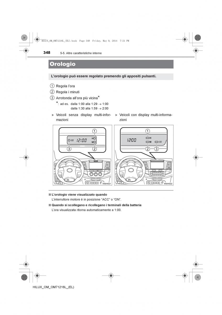 Toyota Hilux VII 7 manuale del proprietario / page 348