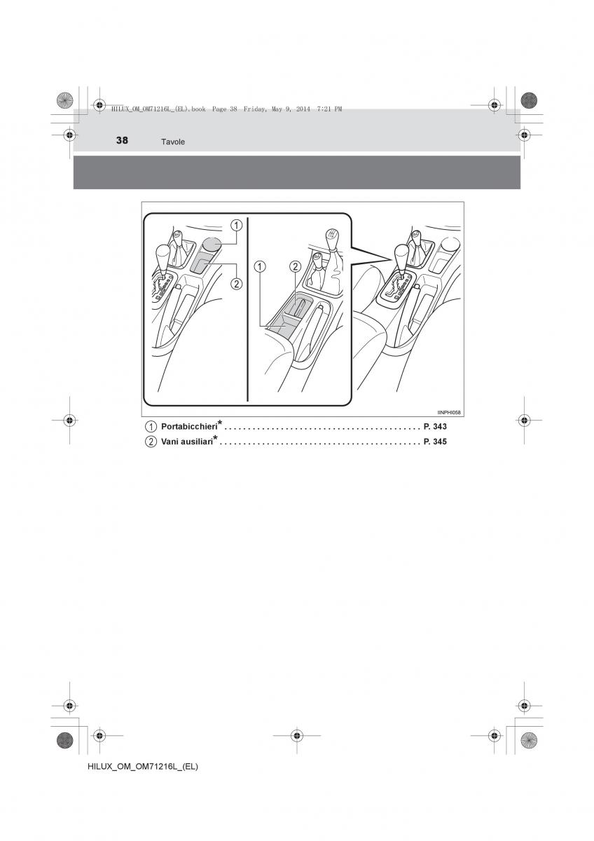 Toyota Hilux VII 7 manuale del proprietario / page 38