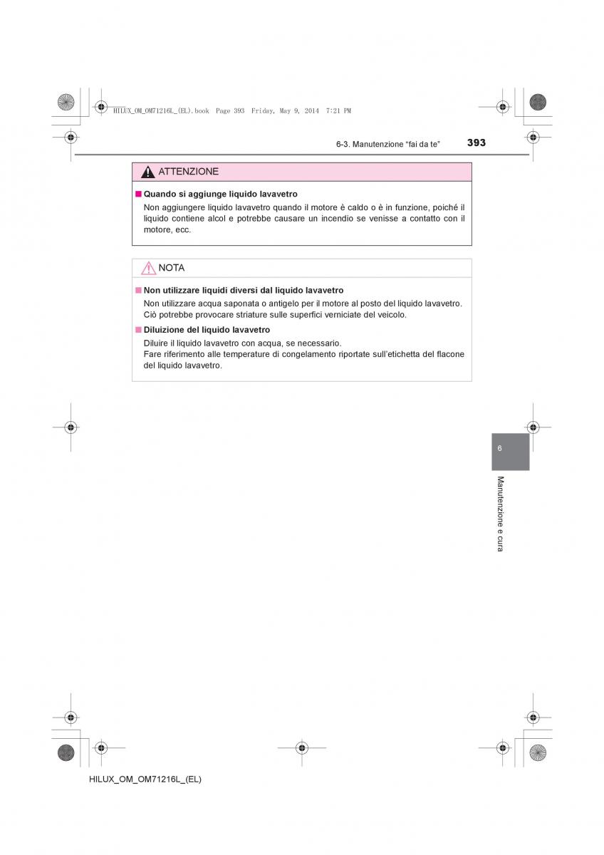 Toyota Hilux VII 7 manuale del proprietario / page 393