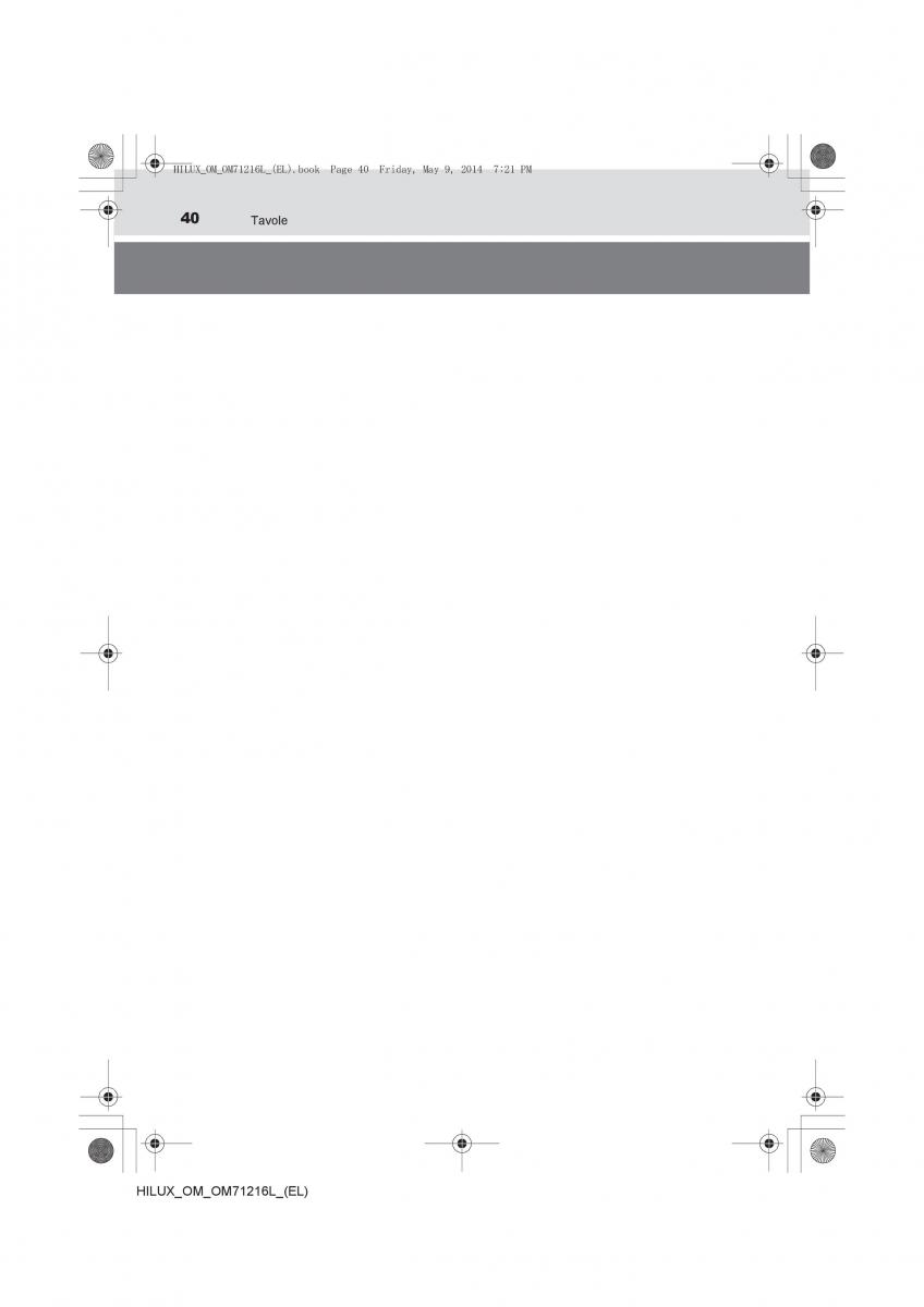 Toyota Hilux VII 7 manuale del proprietario / page 40