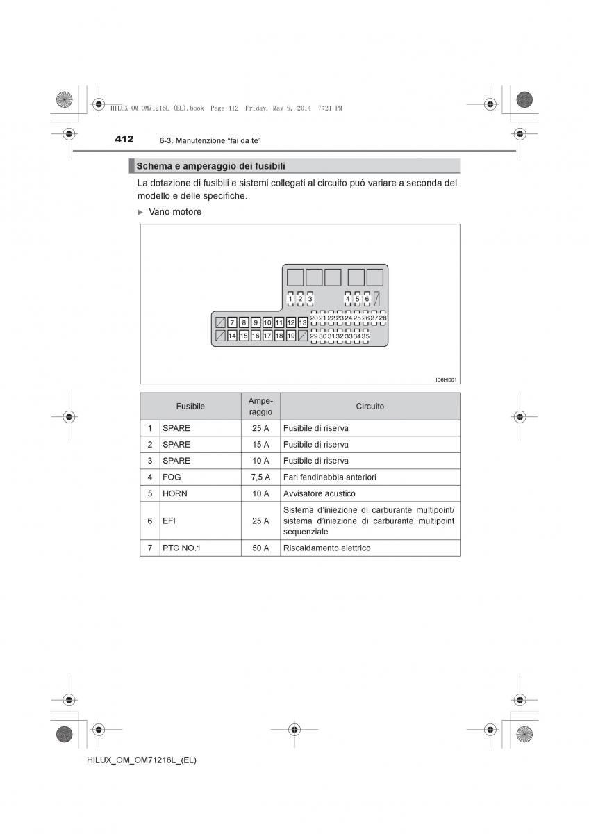 Toyota Hilux VII 7 manuale del proprietario / page 412