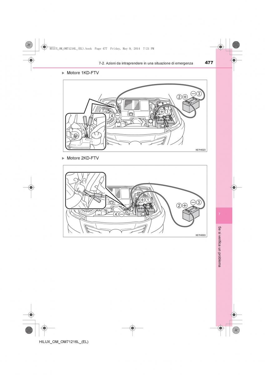 Toyota Hilux VII 7 manuale del proprietario / page 477