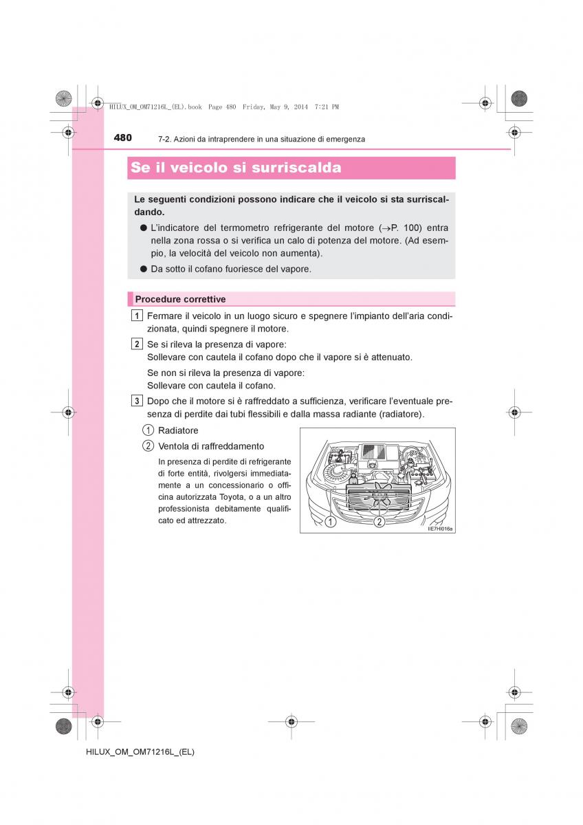 Toyota Hilux VII 7 manuale del proprietario / page 480