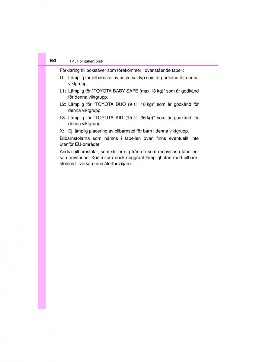 Toyota Hilux VII 7 instruktionsbok / page 64