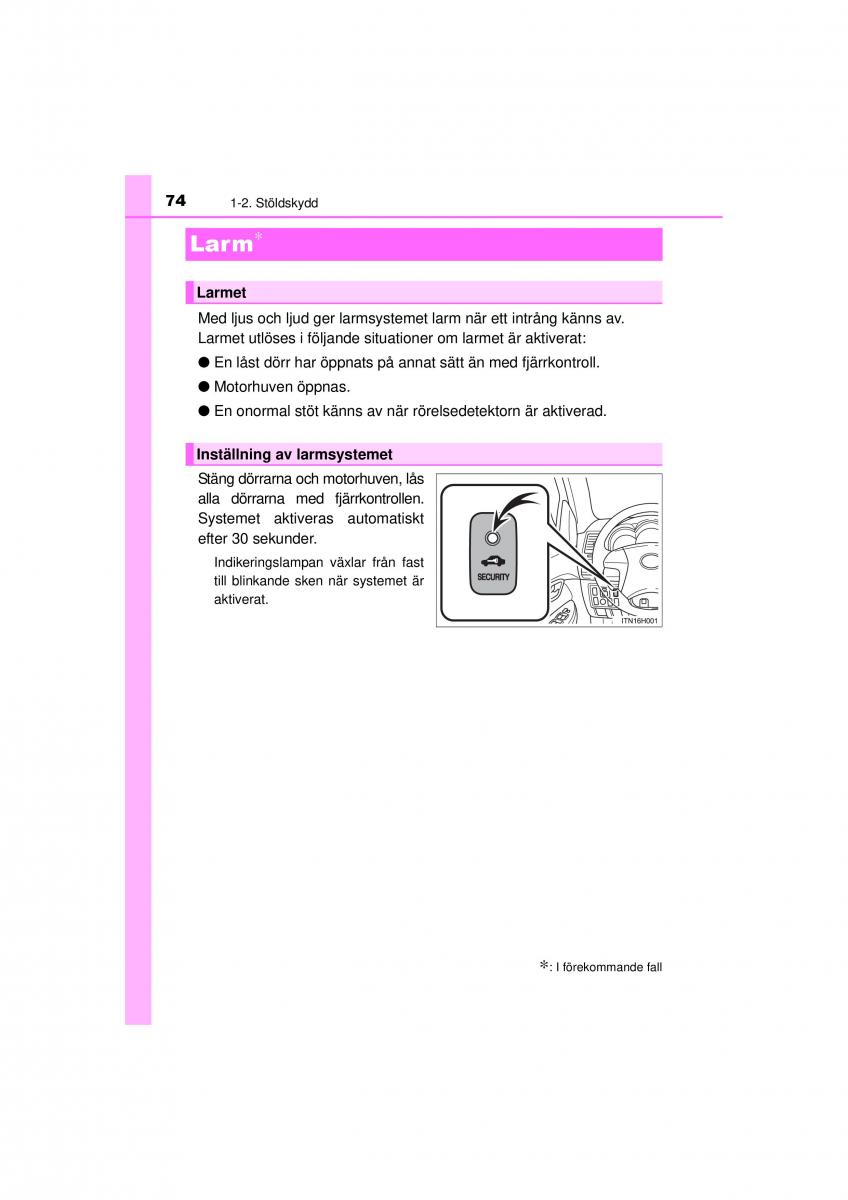 Toyota Hilux VII 7 instruktionsbok / page 74