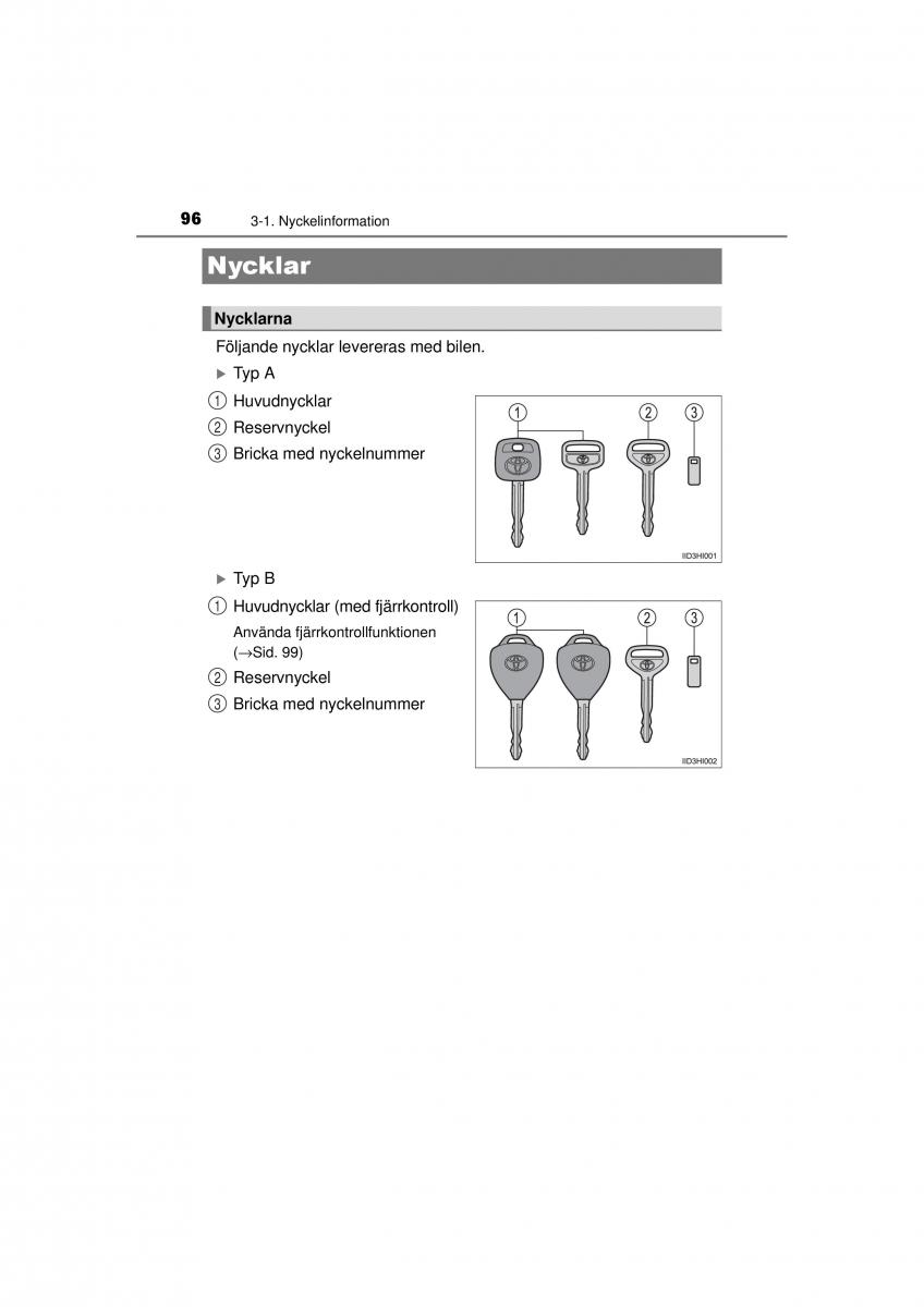 Toyota Hilux VII 7 instruktionsbok / page 96