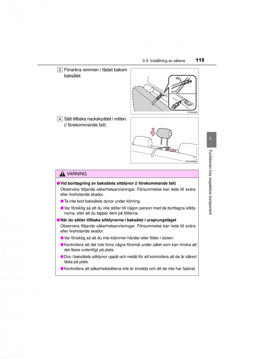 Toyota Hilux VII 7 instruktionsbok / page 115