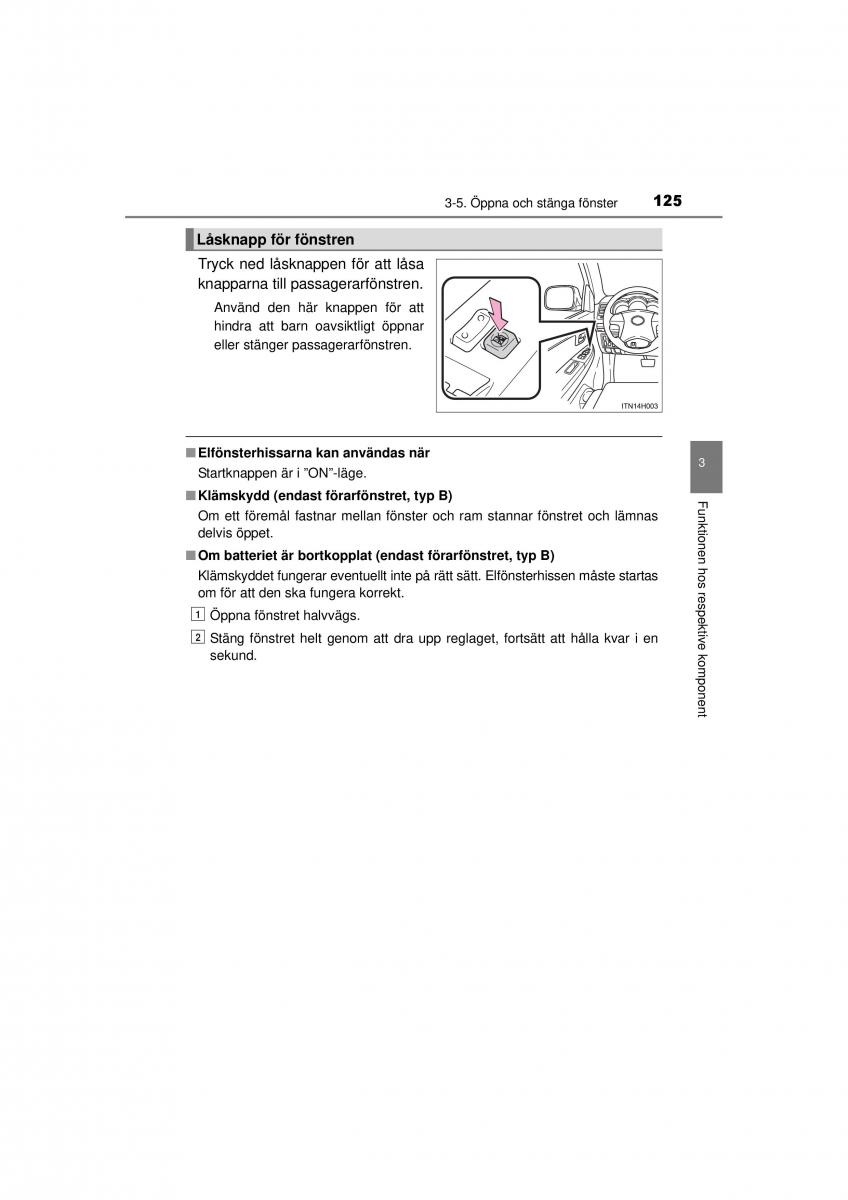 Toyota Hilux VII 7 instruktionsbok / page 125