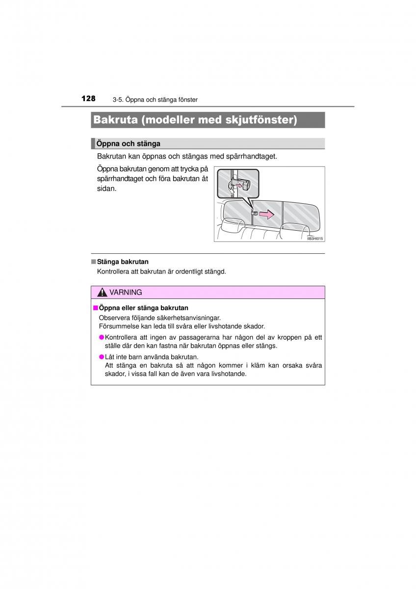 Toyota Hilux VII 7 instruktionsbok / page 128