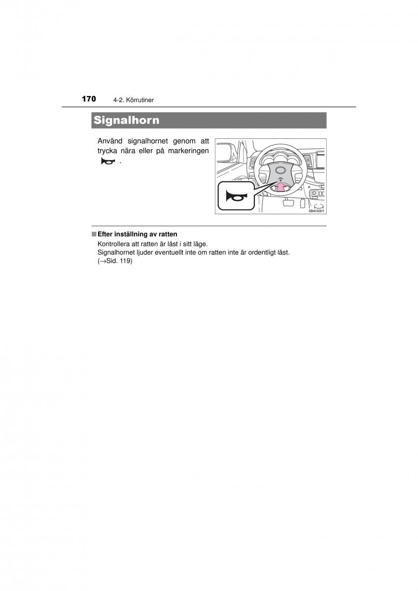 Toyota Hilux VII 7 instruktionsbok / page 170