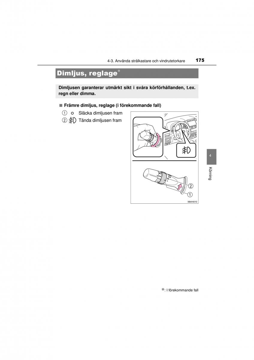 Toyota Hilux VII 7 instruktionsbok / page 175