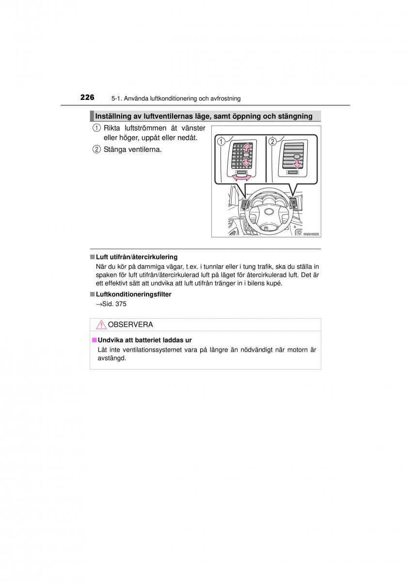 Toyota Hilux VII 7 instruktionsbok / page 226