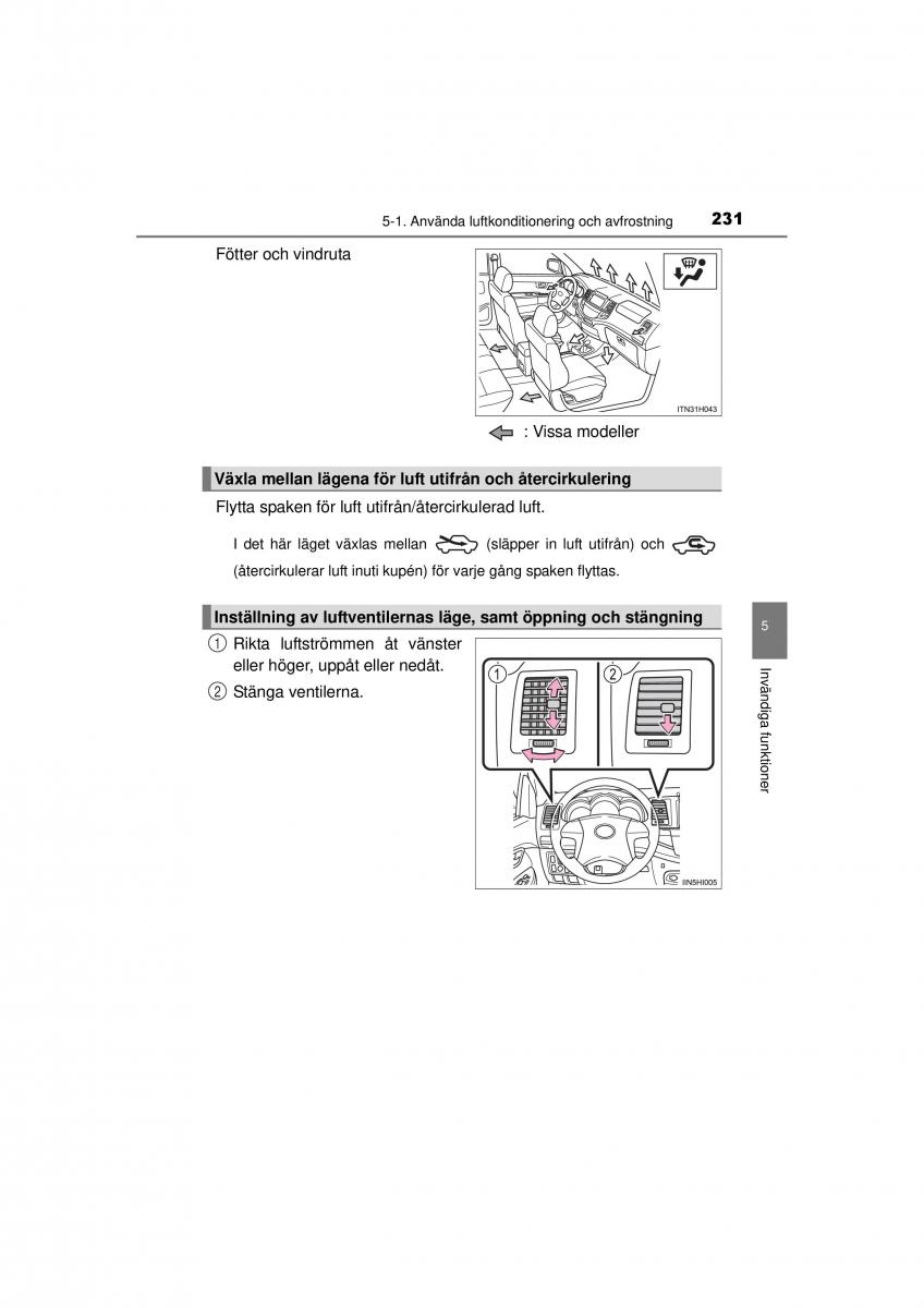 Toyota Hilux VII 7 instruktionsbok / page 231