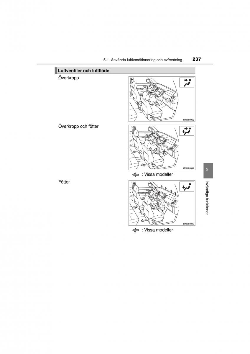 Toyota Hilux VII 7 instruktionsbok / page 237