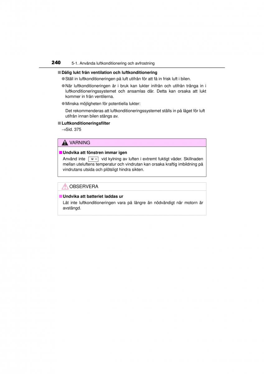 Toyota Hilux VII 7 instruktionsbok / page 240