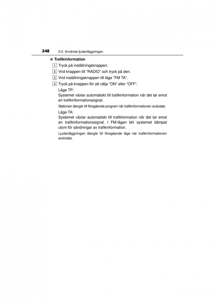 Toyota Hilux VII 7 instruktionsbok / page 248