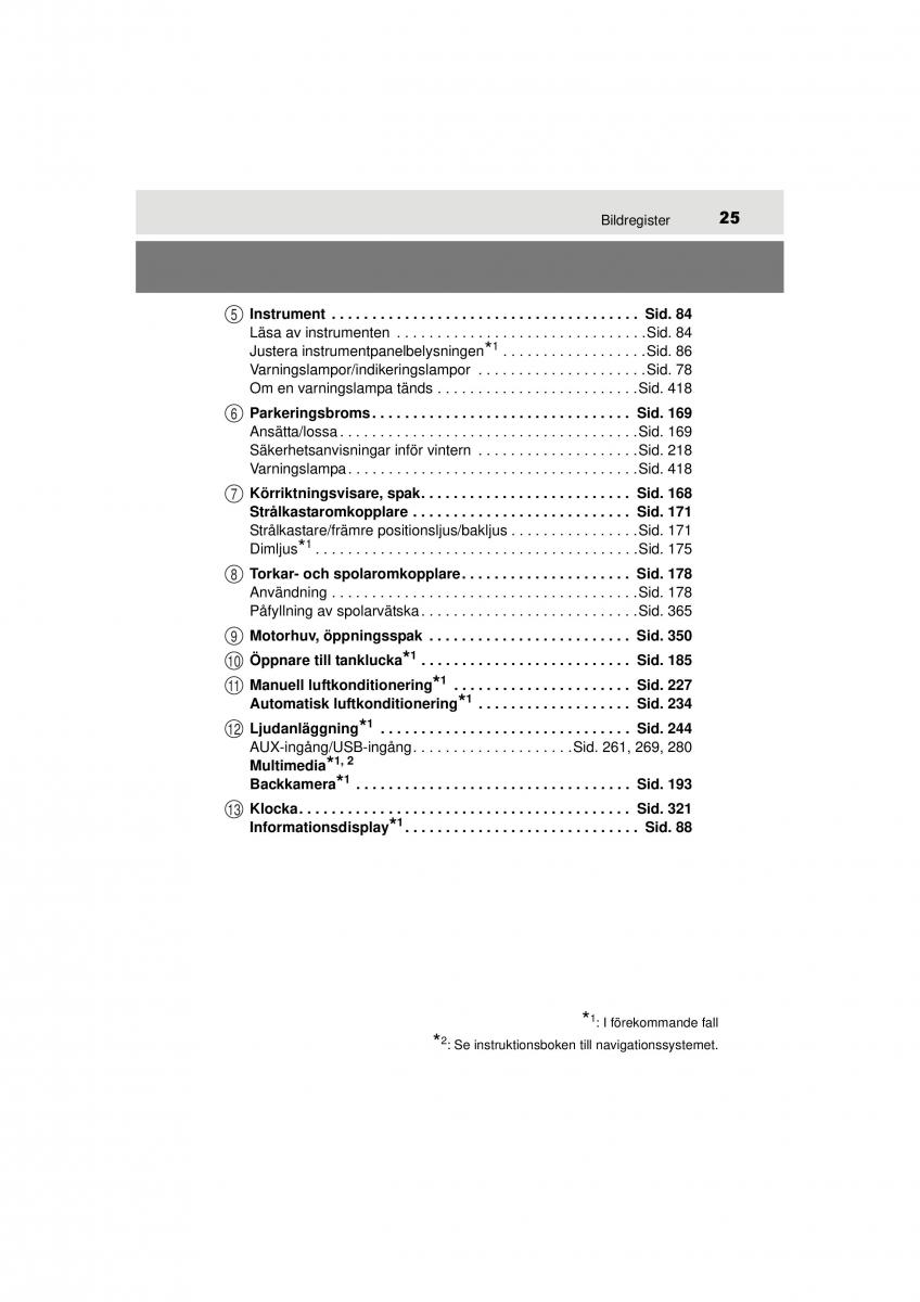 Toyota Hilux VII 7 instruktionsbok / page 25