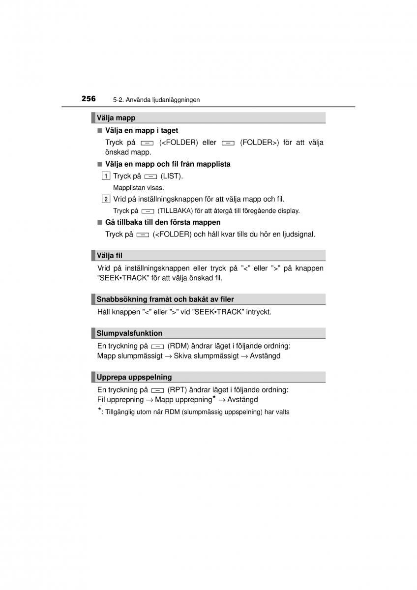 Toyota Hilux VII 7 instruktionsbok / page 256