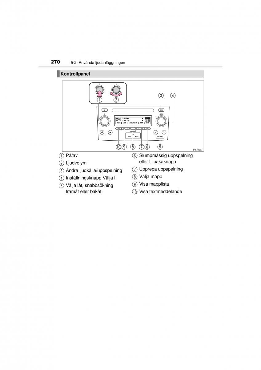 Toyota Hilux VII 7 instruktionsbok / page 270