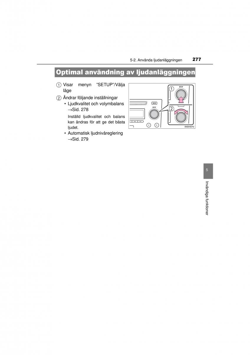 Toyota Hilux VII 7 instruktionsbok / page 277