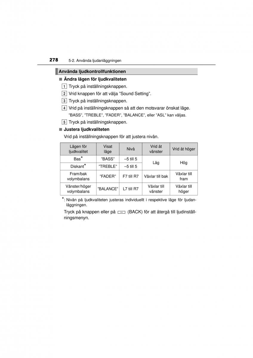 Toyota Hilux VII 7 instruktionsbok / page 278